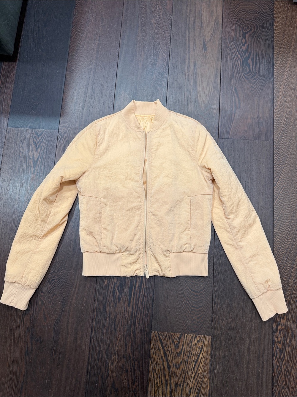 Lululemon Peach reversible bomber jacket